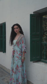 Celestial Breeze Jacket and Jumpsuit Set