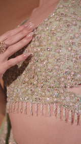 Blush Opulence Lehenga