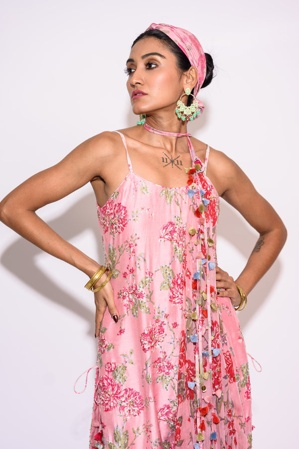 Pink Sharara Set
