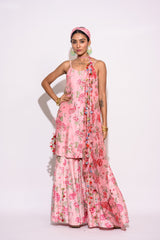 Pink Sharara Set